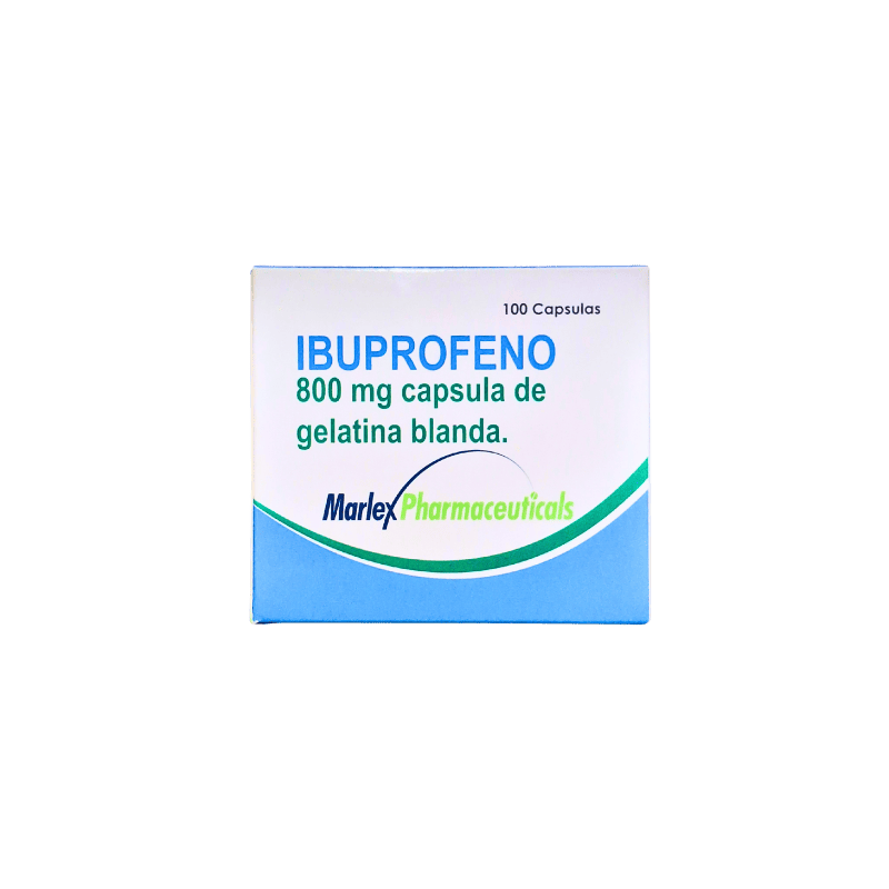 IBUPROFENO 800 MG CÁPSULA DE GELATINA BLANDA